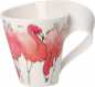 Preview: Villeroy & Boch, New Wave Caffè Rosa Flamingo, Becher mit Henkel, 0,30l, Geschenkkarton