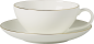 Preview: 1046531260 Anmut Gold, teacup with saucer, 2 pcs.