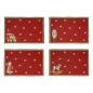 Preview: Toys Delight Tischset 4-teilig mit weihnachtlichen Motiven, 48 × 32 cm