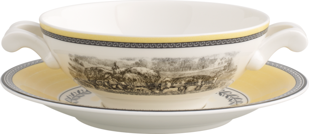 Villeroy & Boch, Audun Ferme, soup cup with saucer, 2 pcs.