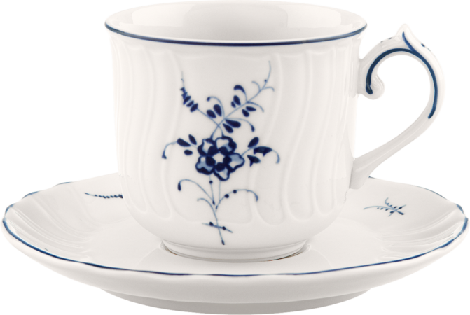 1023411410 Alt Luxemburg, mocha-/espresso cup with saucer, 2 pcs.