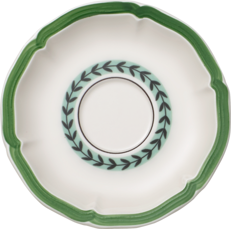 1042431250 French Garden Green Line, breakfast saucer