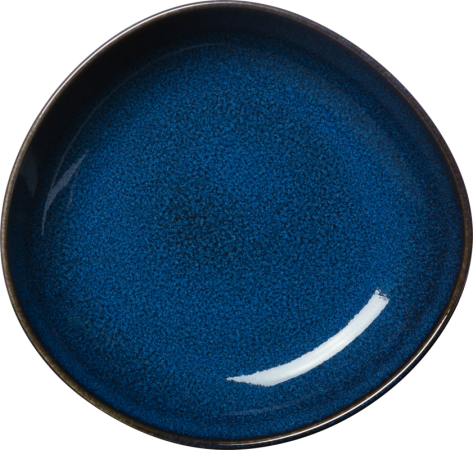 1042613810 Lave bleu, small flat bowl