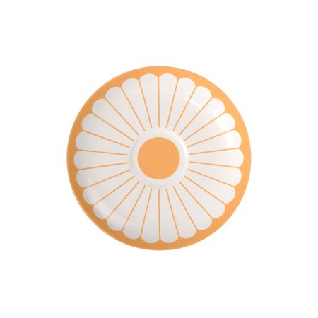 1045521250, Fleur soleil, Cappuccino - Saucer