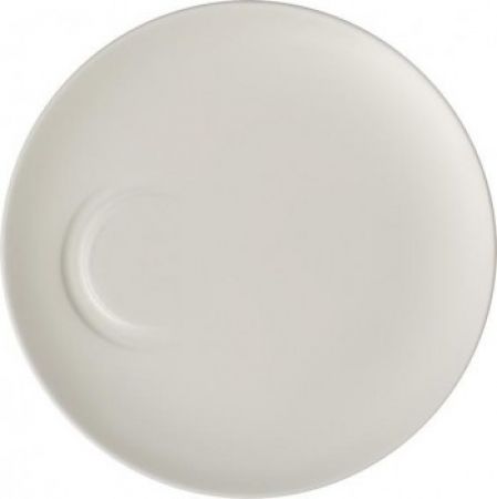 1046541430, Villeroy & Boch, Metrochic Blanc, Mocha/Espresso Saucer
