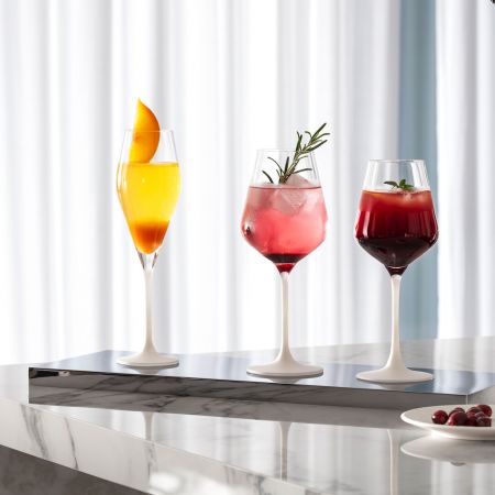 1137998131 Manufacture Rock blanc Champagne glass set 4 pcs