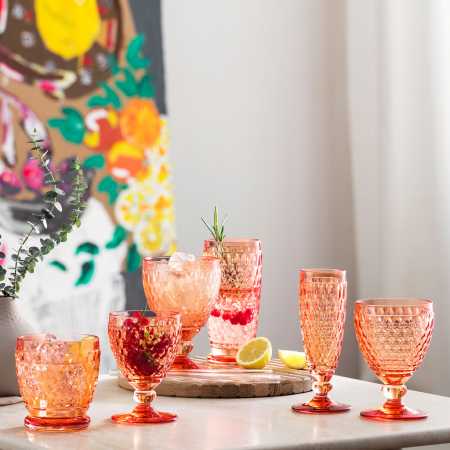 Villeroy & Boch, Boston coloured, Apricot, champagne glass, 120 ml