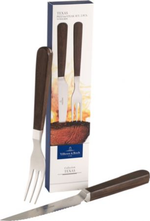 1270169375, Villeroy & Boch, Texas, pizza/steak cutlery set, 2 pieces
