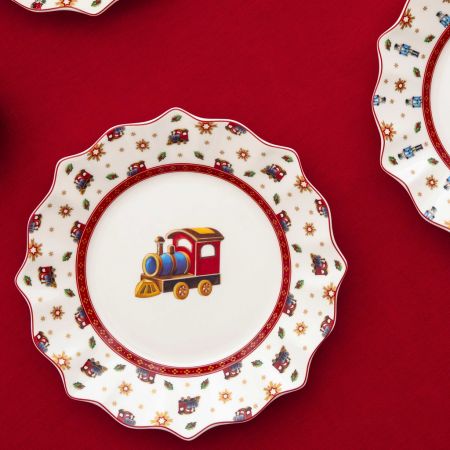 1485857288 Toy's Delight, Breakfast set locomotive 6 pcs.