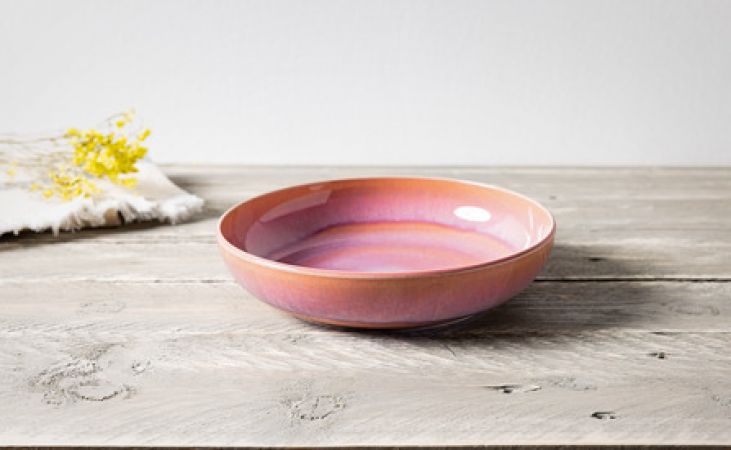 Villeroy & Boch, Perlemor Coral, Pastaschale, ca. 22 cm