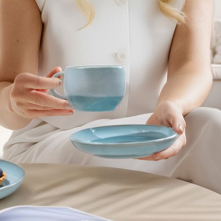 1951921310, Perlemor Aqua, Coffee saucer