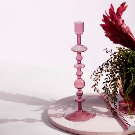 1953035420 Like Home, Candlestick Bubble grape 27 cm