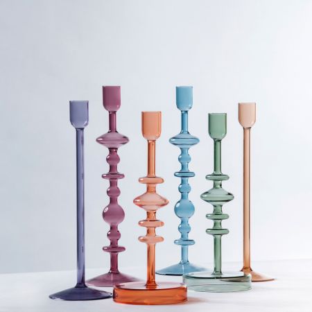 1953035421 Like Home, candle holder Bubble ice 27 cm