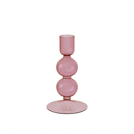 1953035434 Like Home, candle holder Bubble grape 13.5 cm