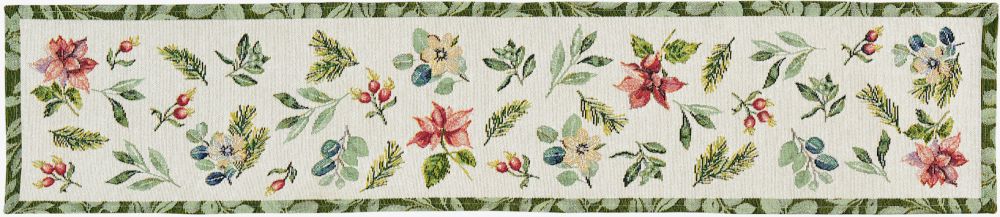 967124/40, Sander - X-Mas Greens table ribbon 20 x 96