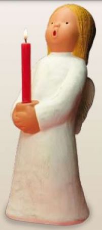 297400, Singer Angel, Wera with candle - 28 cm