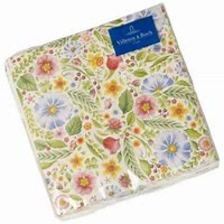 3590720023, Villeroy & Boch, Easter accessories, Spring Fantasy, Cocktail napkins Flower, 25x25 cm