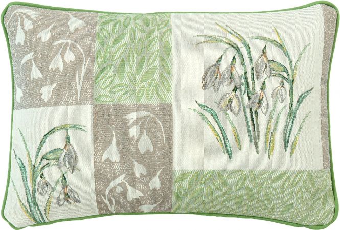 790185/40, Sander - Snowdrops cushion filled 32 x 48