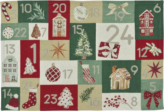 968068/40, Sander - XMas Calender Tischläufer 32 x 96
