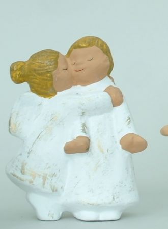 Singer Angel - Frauke + Frank kissing - 13 cm