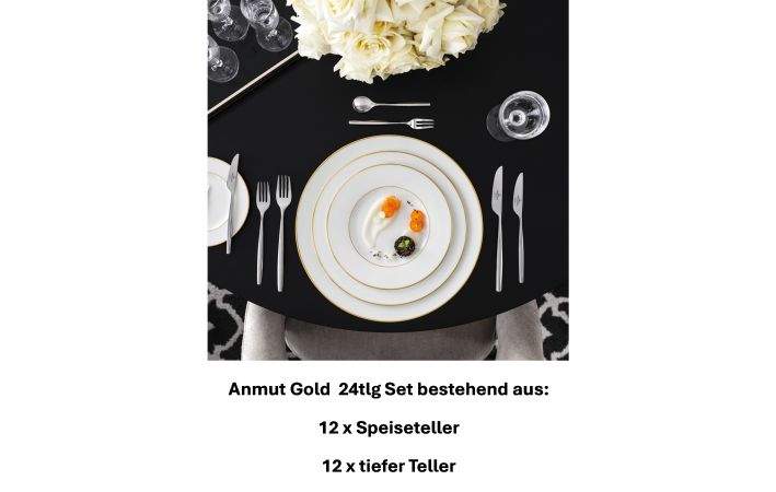 1046531003 Anmut Gold, Tafel-Set,
