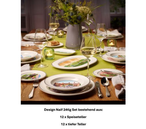 1023371003 Design Naif, dinner set, 12 persons