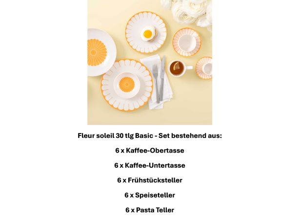 1045521002 Fleur soleil, Basic-Set, 6 Personen