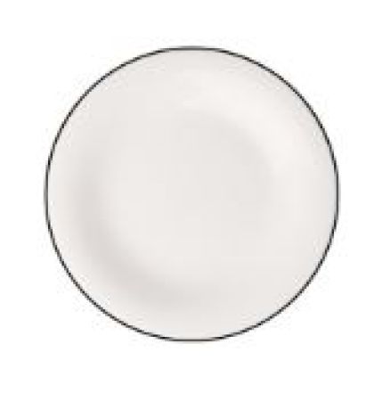 1013212640 Black Lines, breakfast plate