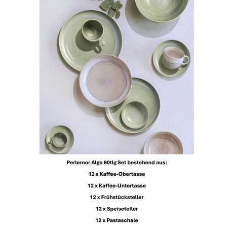 Villeroy & Boch, Perlemor Alga, Basic-set 60 pcs.
