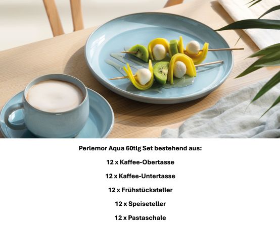Perlemor Aqua Basic-Set 60tlg