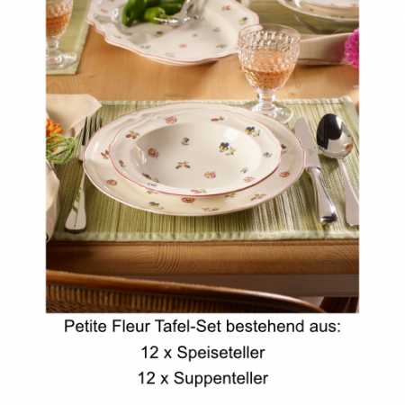 Villeroy & Boch, Petite Fleur, Tafel-Set 12 Pers.