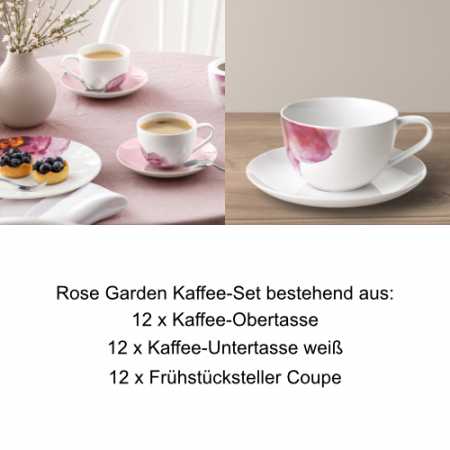 Villeroy & Boch, Rose Garden, Coffee-set 36 pcs.