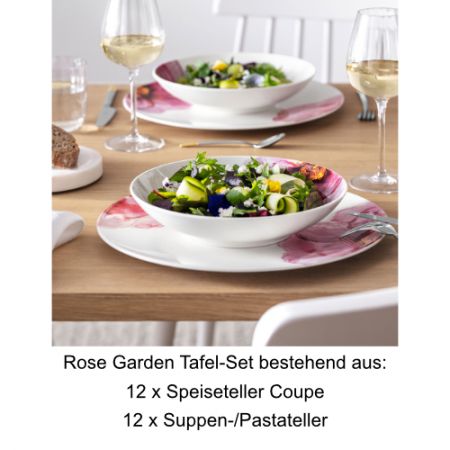 Villeroy & Boch, Rose Garden, Tafel-Set 12 Pers.