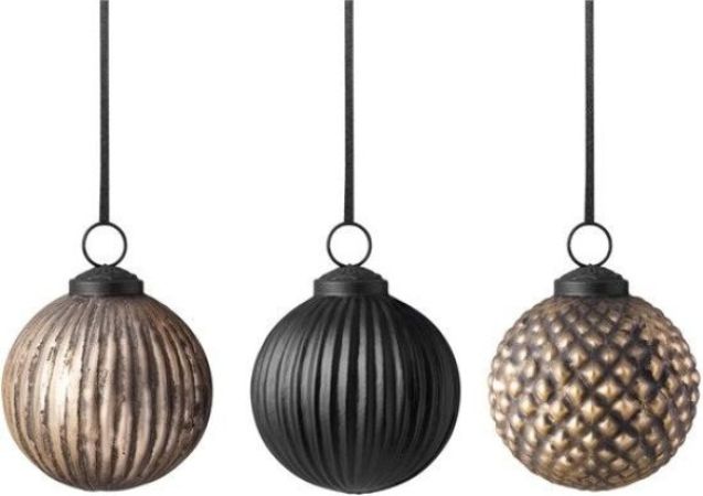1486777419, Villeroy & Boch, Christmas Chic, Christmas baubles, set of 3
