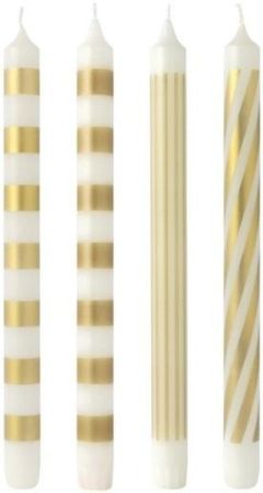 1486777432, Villeroy & Boch, Christmas Chic, Stabkerze weiss/gold