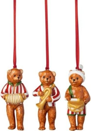 1483316695,  Villeroy & Boch, Nostalgic Ornaments, Teddy, 3tlg.