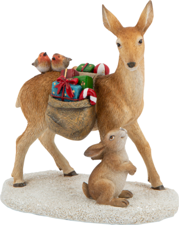 Villeroy & Boch, Winter Collage Accessoires, Reh mit Geschenken