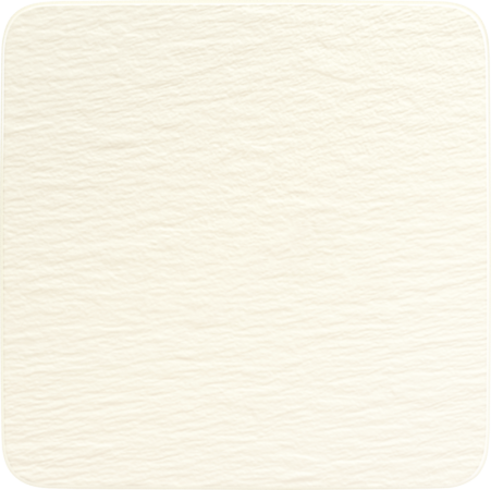 1042402680 Manufacture Rock blanc, Square Serving Platter/ Gourmet Plate