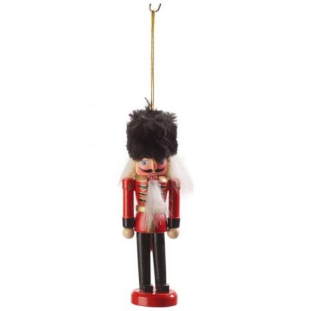 Winter collage accessories, hanger nutcracker set 2, 12x8 cm