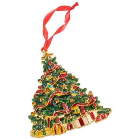 Winter collage accessories, metal hanger tree, 12 cm
