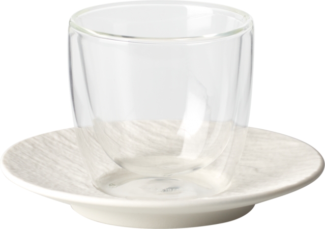 Villeroy & Boch, Manufacture Rock Blanc, Mocha-/Espresso Cup, 2 pieces