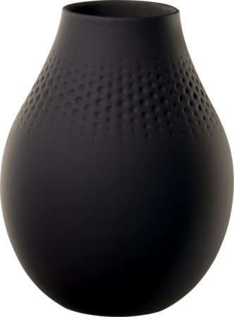 Villeroy & Boch, Collier noir, Vase Perle hoch, 20 cm
