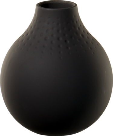 Villeroy & Boch, Collier noir, Vase Perle klein, 12 cm