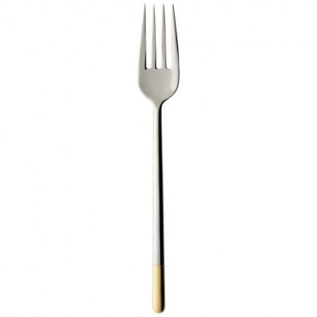 Villeroy & Boch, Ella partly gold-plated, vegetable/serving/frying fork