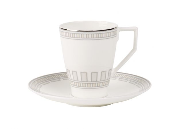 Villeroy & Boch, La Classica Contura, coffee cup and saucer, 2 pcs.