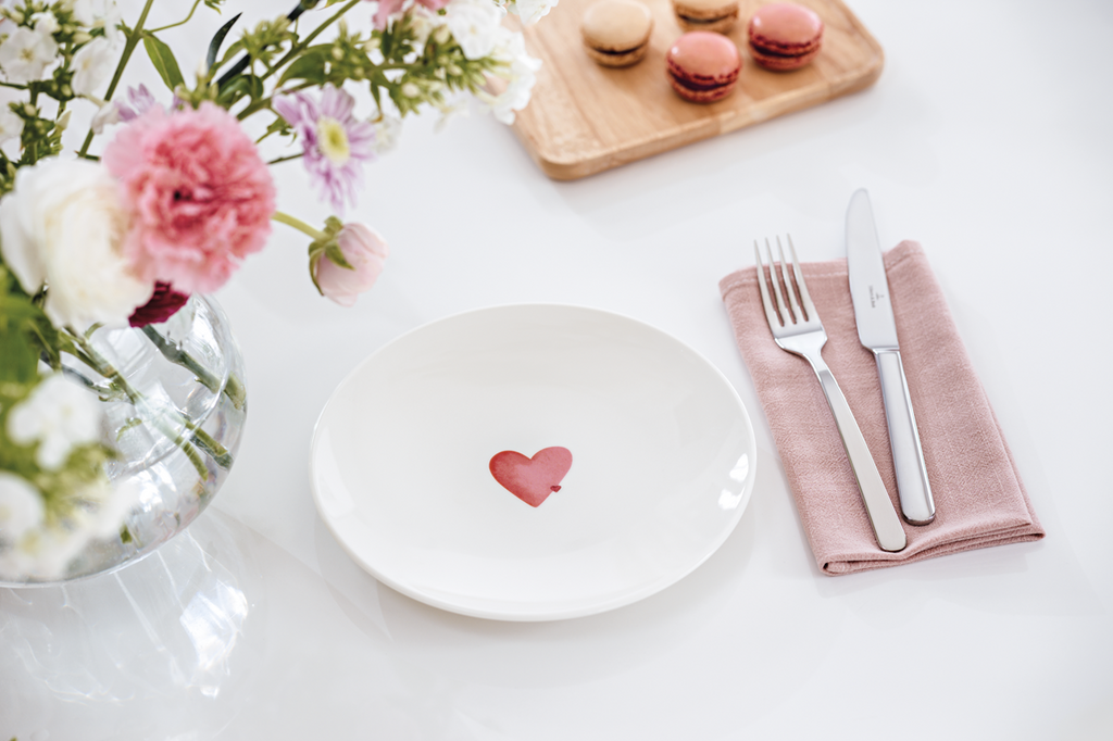 Villeroy & Boch, With Love, Sending Love, Frühstücksteller, 21 cm