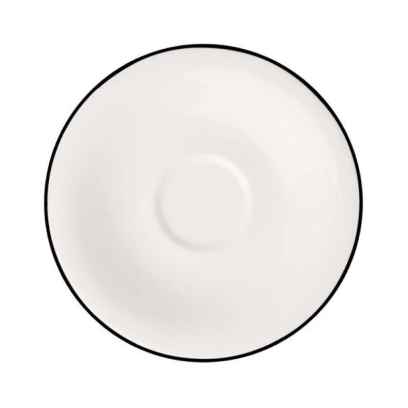 1013211310, Villeroy & Boch, Black Lines, Coffee saucer, 16cm