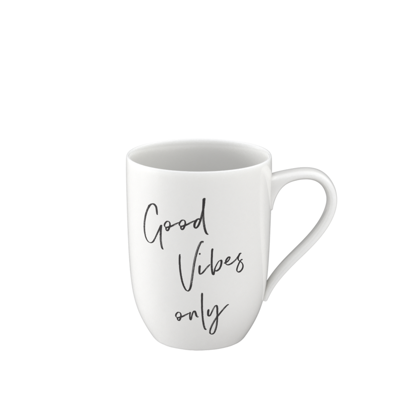 1016219663 Statement Mug with handle "Good vibes only"