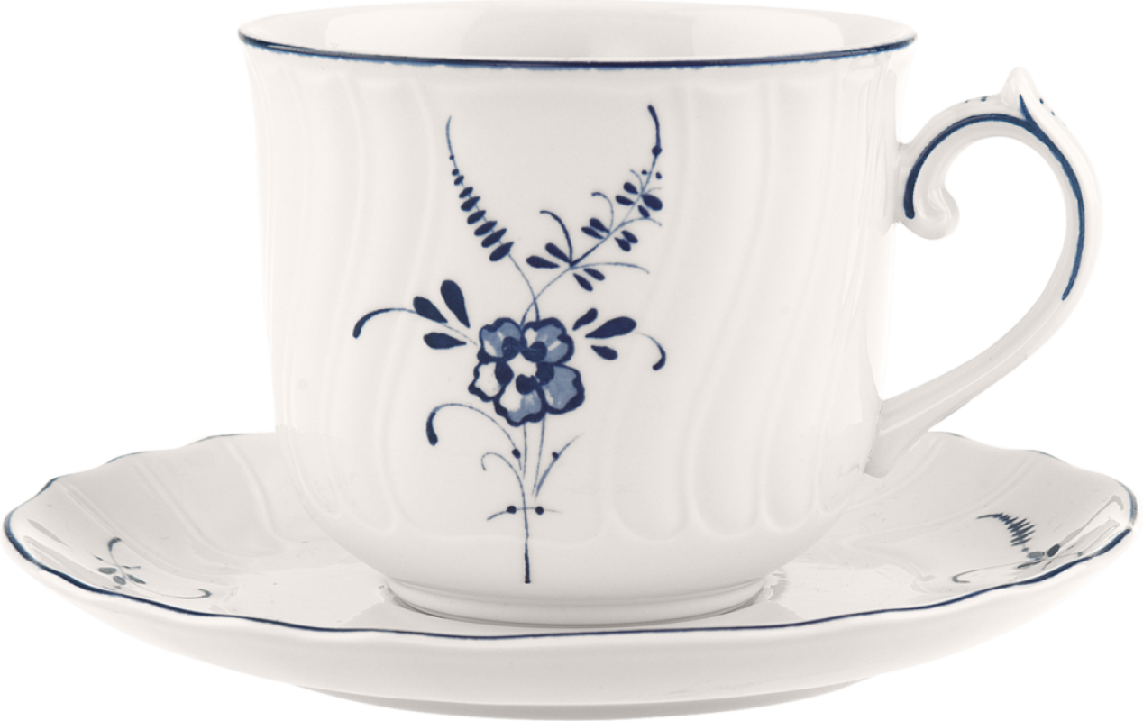 1023411230 Alt Luxemburg, breakfast cup with saucer, 2 pcs.