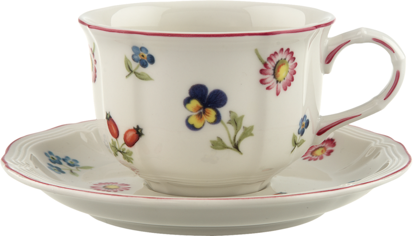 Villeroy & Boch, Petite Fleur, tea cup with saucer, 2pcs.